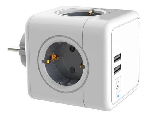 TS Power Cube Schuko Multiplicator with USB 0