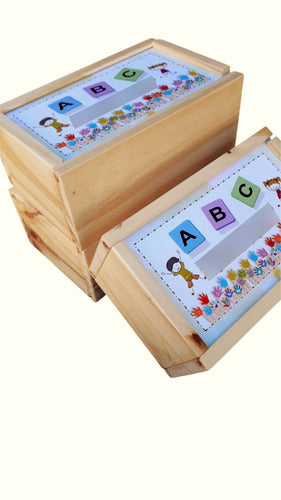 Juego Didáctico Abecedario Con 65 Letras + 26 Tarjetas 2