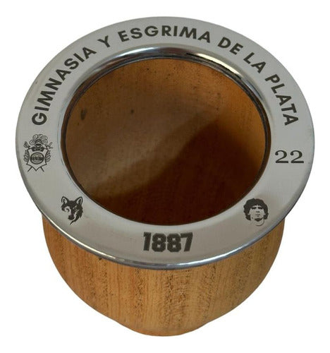 Oeste Mates Mate Algarrobo Gimnasia Plata Gelp Bombilla Inox 0