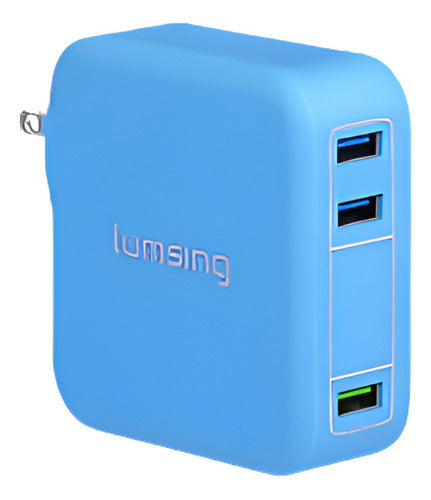 Lumsing Rápida Carga 3.0 35w 3 Puerto Cargador Plegable Taqu 0