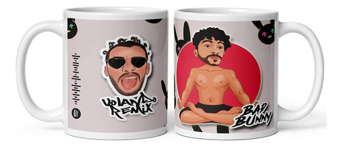 Bad Bunny Sublimation Mug Templates 0