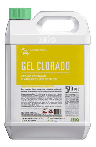 Seiq Chlorinated Gel Bleach 5 Liters Type Ayudin 0