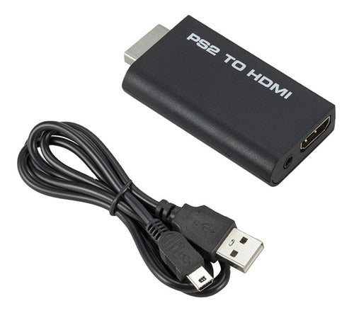 BSK Ps2 To Hdmi Adapter With Audio Led Converter 0