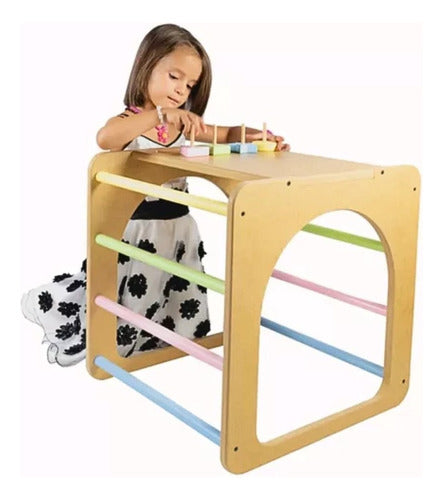 Montessori Cube Playground Set with Itin Ramp - IT07/08 3
