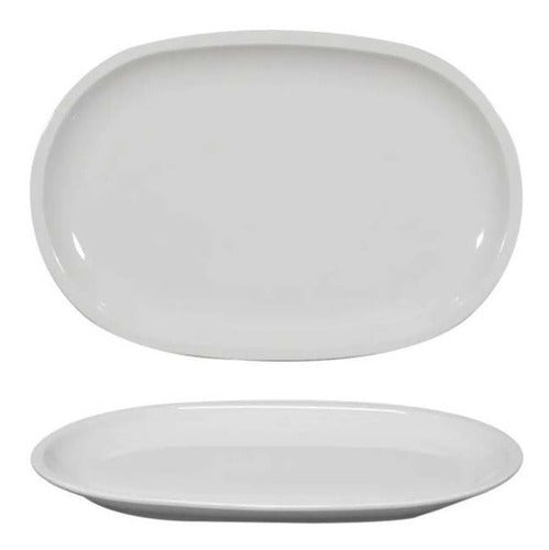 Tsuji Oval Small White Porcelain Dish 450 0