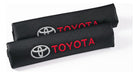 Autoplus Accesorios Ecocuero Pickup Truck Seat Cover + Toyota Logo Seat Belt Covers 2