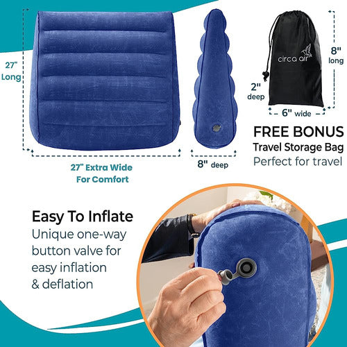 Almohada De Cuña Inflable Circa Air Para Almohada De Cuña De 4