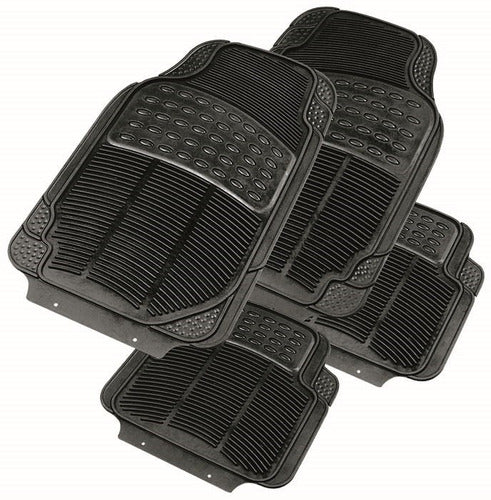 AUTOP Black Rubber Mat Set 72x43/45x45cm 0