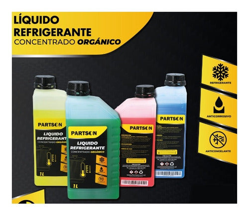 Liquido Refrigerante Organico Concentrado 1 L Partson Auto 7