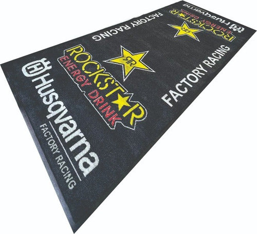 QPG Personalized Rug 90x200 + Logo + Motocross Design 2