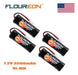 FLOUREON 4 X 7.2V 3500mAh Ni-MH Rechargeable with Tamiya Female Plug 1