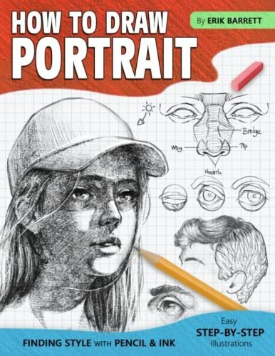 Book: How to Draw Portrait Drawing Guide Book with Simple Sketches 0