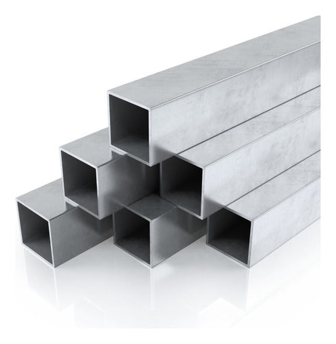 SEMACUA Caño Galvanizado En Caliente, Triplex 60x60x1,5mm 1