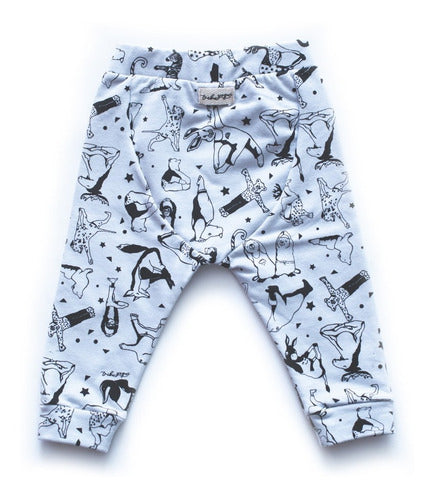 Baby Fleece Jogging Pants Elasticized Yoguis 9 to 24 Months 1