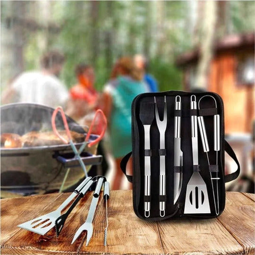 Set Asador X6 Piezas  Estuche Negro 3