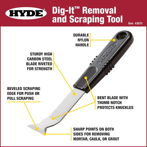 HYDE® Dig-It™ Removal and Scraping Tool 1