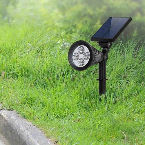 Sitcom Solar Rechargeable LED Garden Stake Reflector Cool Light 2