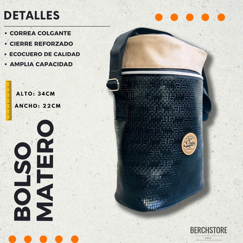 Galon Matero Set Matero Completo Bolso Premium Termo 1 Litro 1