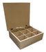 Fibrobaires Premium Tea Box - 9 Divisions with Blind Lid 0