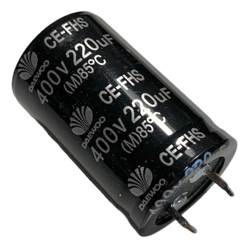 Capacitor 220uF x 400V 85º Shielded - Pack of 3 Units 0