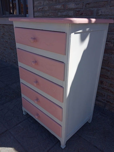 Ecorustic Wooden Chest of Drawers 1