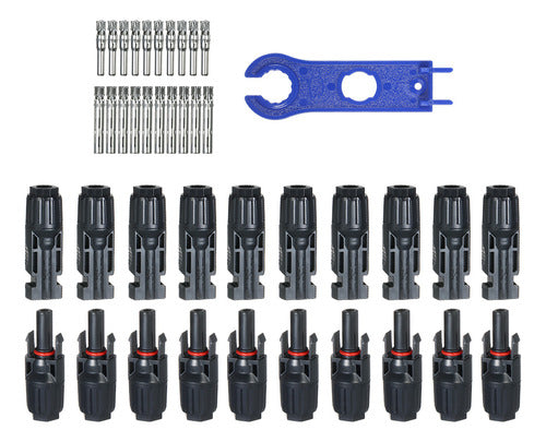 Conectores Solares: Conectores Masculinos, Painel Solar 0