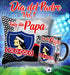 Plantillas Sublimación Padre Tazas + Cojines Fútbol Chileno 1