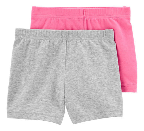 Carter's Pack of 2 Solid Shorts 2O662110 2