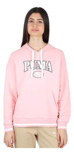 Puma Squad Fl Women's Training Hoodie in Pink | Moov 0