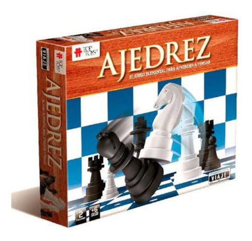 Chess Board Game Let's Play On The Go Top Toys 0