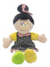 Muñeca 40cm Morocha Rodete Bebé Juguete Peluche Funny Land 0