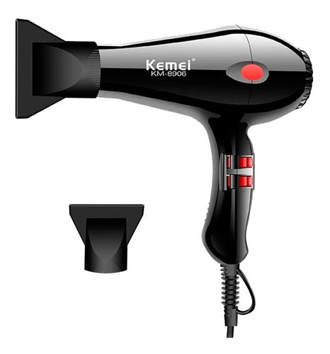 Kemei Professional Hair Dryer and Flat Iron Kit 6