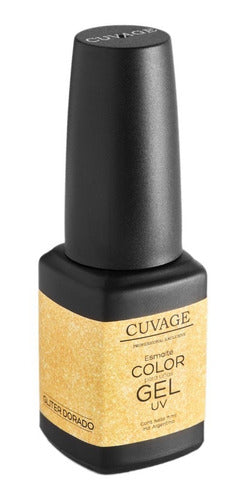 Cuvage Semi-Permanent Gel Glitter Gold 11 mL 0