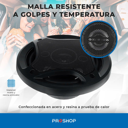 Car Combo: Bluetooth USB FM Stereo + 16 cm 500W Speakers 6