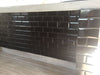 Gabriela Soft Subway Beveled Glossy Black Ceramic Tile 7.5x15 1st Quality 7