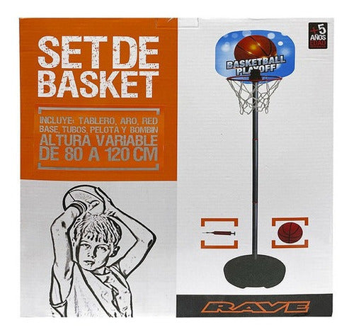 Mini Basketball Set With Adjustable Hoop and Base Ik 1