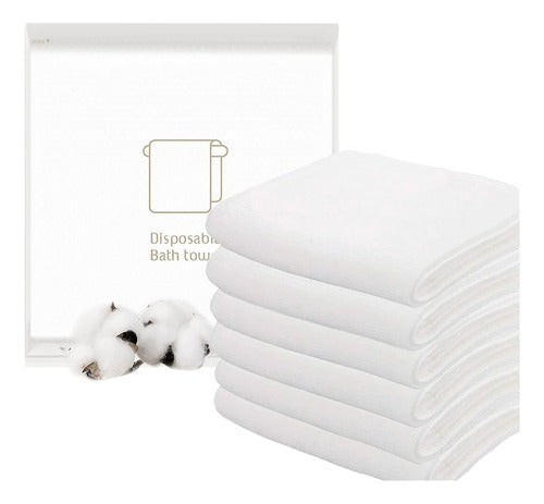 Jinyudome Disposable Bath Towels - 10 Large Shower Towels 0