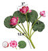 Snail Garden 2 Bouquets Artificial Lotus Flowers, Real-Touch 2