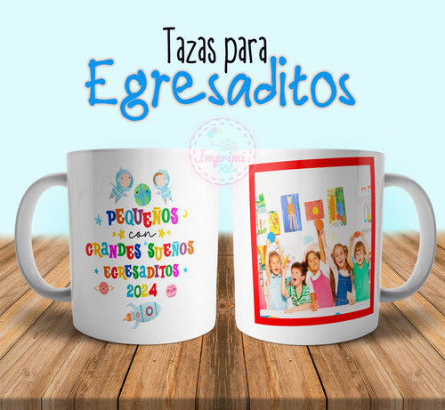 Imprimi Kits Plantillas Tazas Egresaditos 2024 Diseños Para Sublimar #4 3