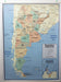 Colores Australes Beautiful Political Map of Argentina Ready to Hang 75x120 0