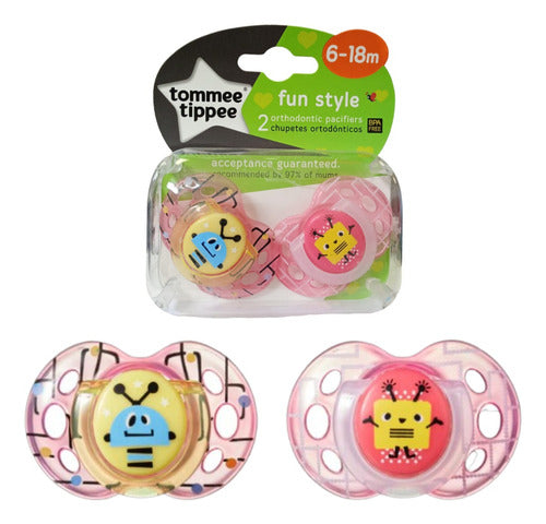 Tommee Tippee Fun Style Soother 6 - 18 Months 0