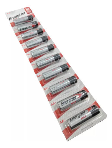 Energizer 10 X AA E91 Max Alkaline Batteries 1.5V 1