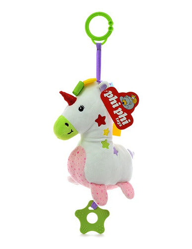 Cunero Musical Unicornio 25cm- . Original Phi Phi Toys 0