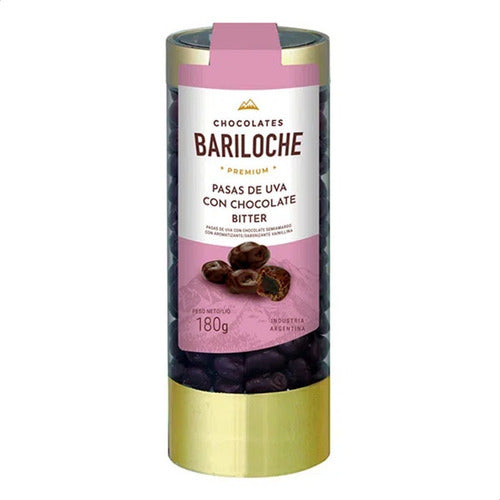 Bariloche Premium Dark Chocolate Covered Raisins Pack of 3 1