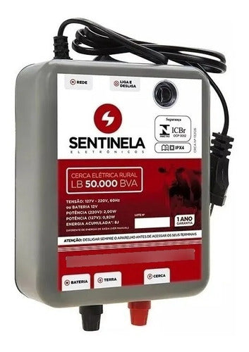 Centinela Electrificador Rural 50KM 4J 2