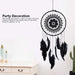 Natudeco Wall-Mounted Dreamcatcher with Feathers 1