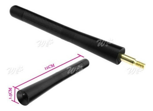 4,7  Auto Flexible Screw-in Coche Am / Fm Antena Mástil Ante 3