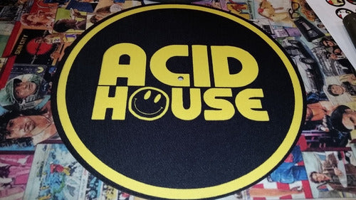 DJPROAUDIO Acidhouse Slipmat Paño Para Bandeja Latex Calidad Djproaudio 2