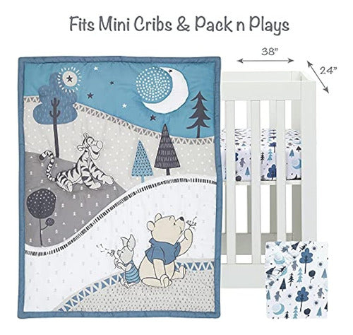 Lambs & Ivy (lamcr) Forever Pooh Juego De Cama Para Cuna Peq 1