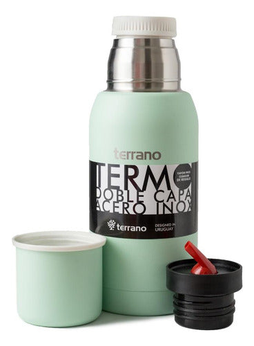 Termo Premium Terrano 750ml Verde Agua 0